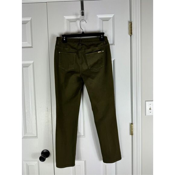 Chicos So Slimming Womens Green Jeans 00 Ankle - Picture 2 of 4